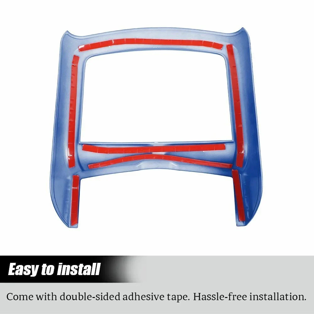 '+ Teledu Cover Cup Inner Console Panel Central Trim Holder Blue