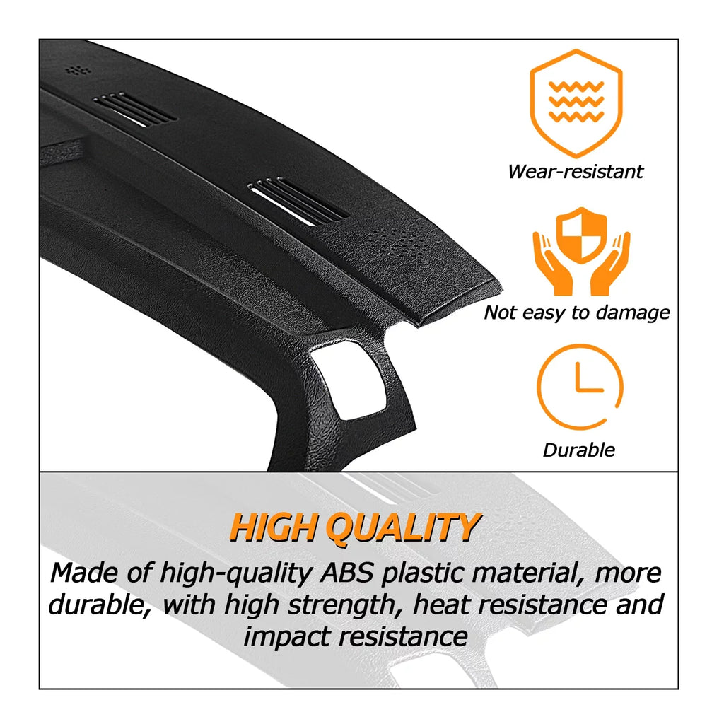 Dodge Overlay Cap Kojem Dashboard 2005 Black for Cover 2003 Molded Cover Dash Protector 2004 Skin 2500 3500 1500 Pad 2002 Ram Board