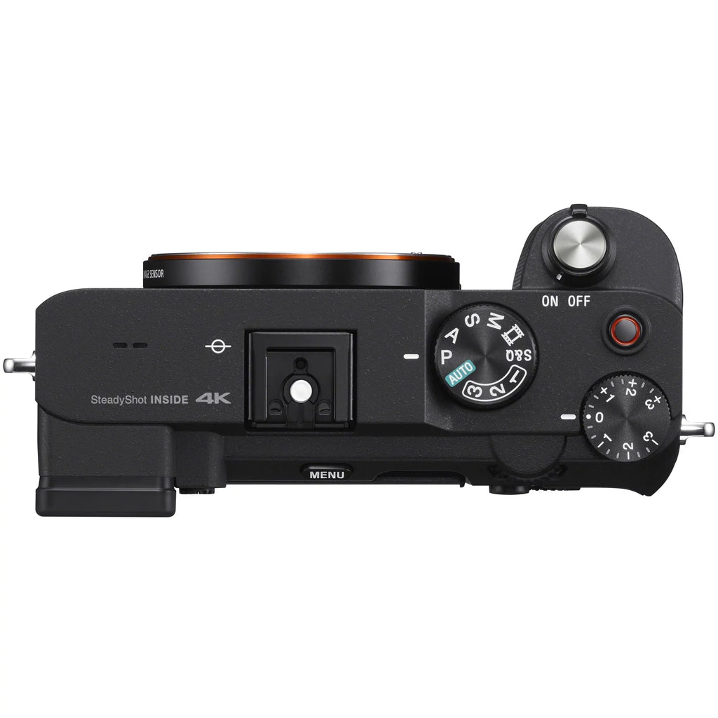 Vlogger Grip + Mirrorless Body Gear Deco + Bundle w. Full Black 2 & GP-VPT2BT Frame Remote Only Lens Shooting with a7C Bag Kit ACCVC1 Battery Accessories Wireless Interchangeable ILCE7C/B Camera