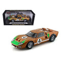 SC414 Gold GT-40 Model 1966 2 Car Shelby 1-18 MK Diecast Collectibles No.4