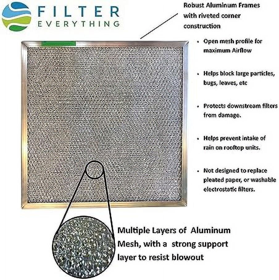 20 Washable Filter 1 X Air X 25 Aluminum -