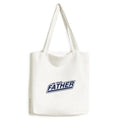 Tote Shopping Canvas Father Satchel Entry Identifies Casual Belong Handbag Bag