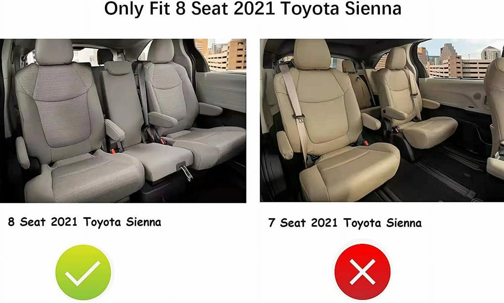 Toyota Cargo ), Fit TPE for 2022 Sienna 3W ( Compatible climate Trunk Mat 2021 for Liner Toyota All seats Model 8 Sienna Tire Custom 2021-2023 Spare (for Black