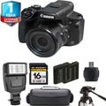 '+ Flash+ Warranty 1 Battery Yr SX70 PowerShot Canon Digital HS Extra + Camera