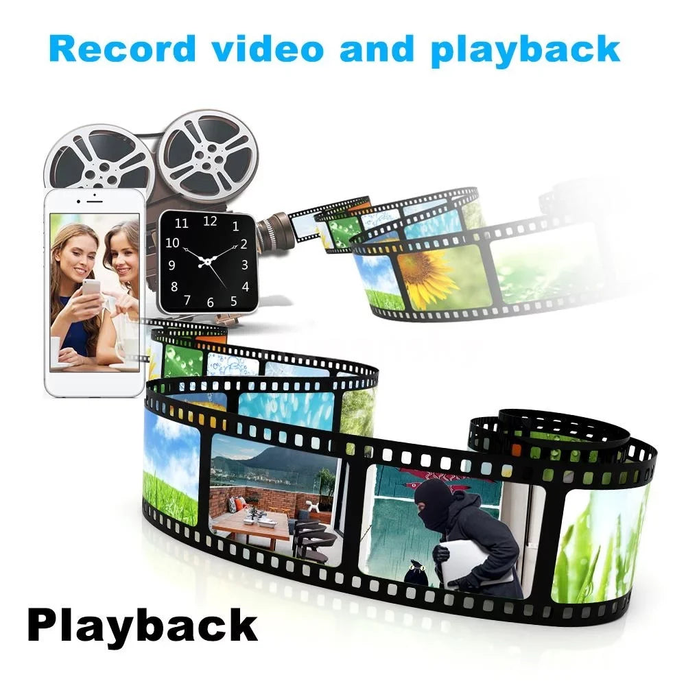 Phone Recorder CCTV DVR & System 4 for KKmoon - 4CH Home Video Digital Office AHD/Analog/TVI/CVI/ 1080P Video with Remote Recording P2P HD DVR Camera Full Set