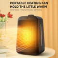 Black Heater Keep Portable and Home Space 3 Adjustable Anywhere Thermostat, - - Modes Heater Warm JahyShow Office -