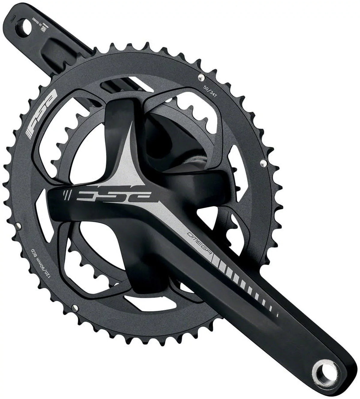 386 Omega AGX EVO 120/90mm FSA 10/11-Speed Crankset 170mm 30/46T BCD
