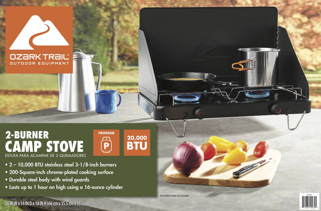 Trail Burner Propane 2 Stove Ozark Camping