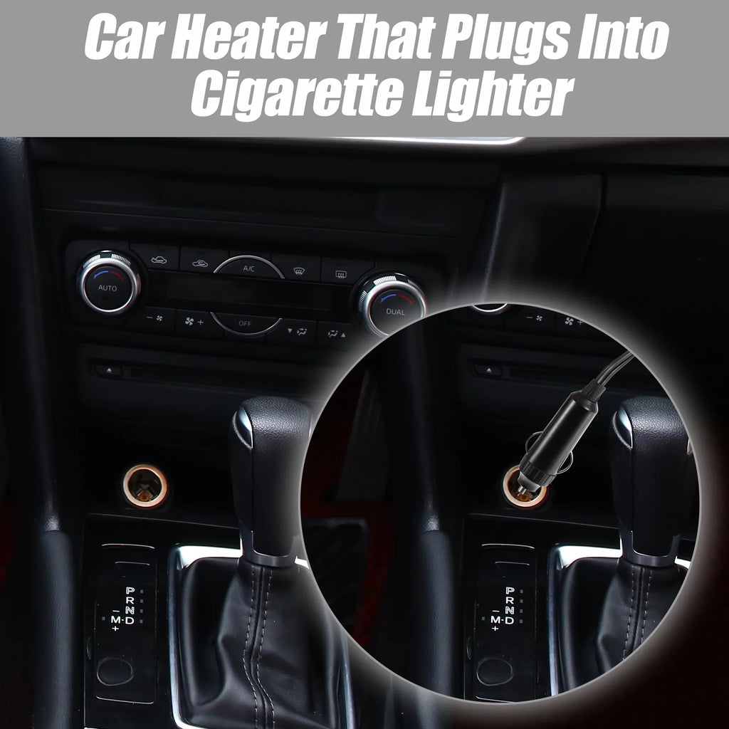 Unique Suction Portable Air 12V Purifying Car Bargains Defogger Defroster Heater 150W Holder with Gray