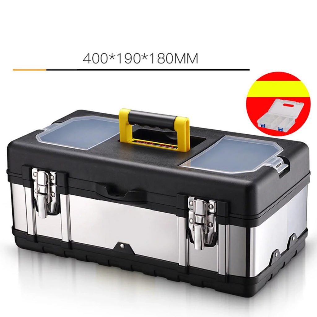 Case Lockable Case Repair Carry Car Storage Tools for Trunks Toolbox 17inch Plumber