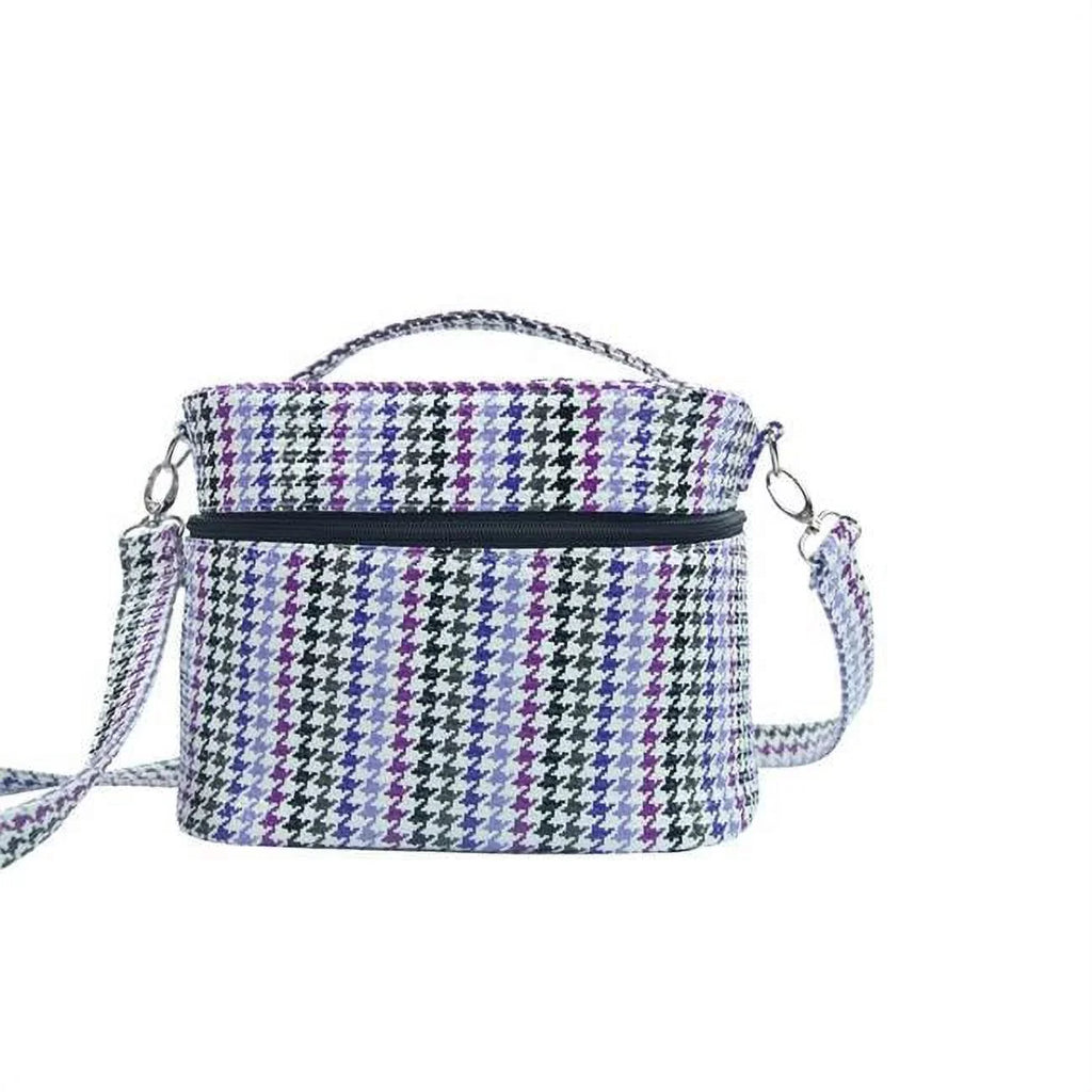 Gift Bag, Picnic Insulated 7220-HT Cosmetics In Houndstooth One Mojito-Four