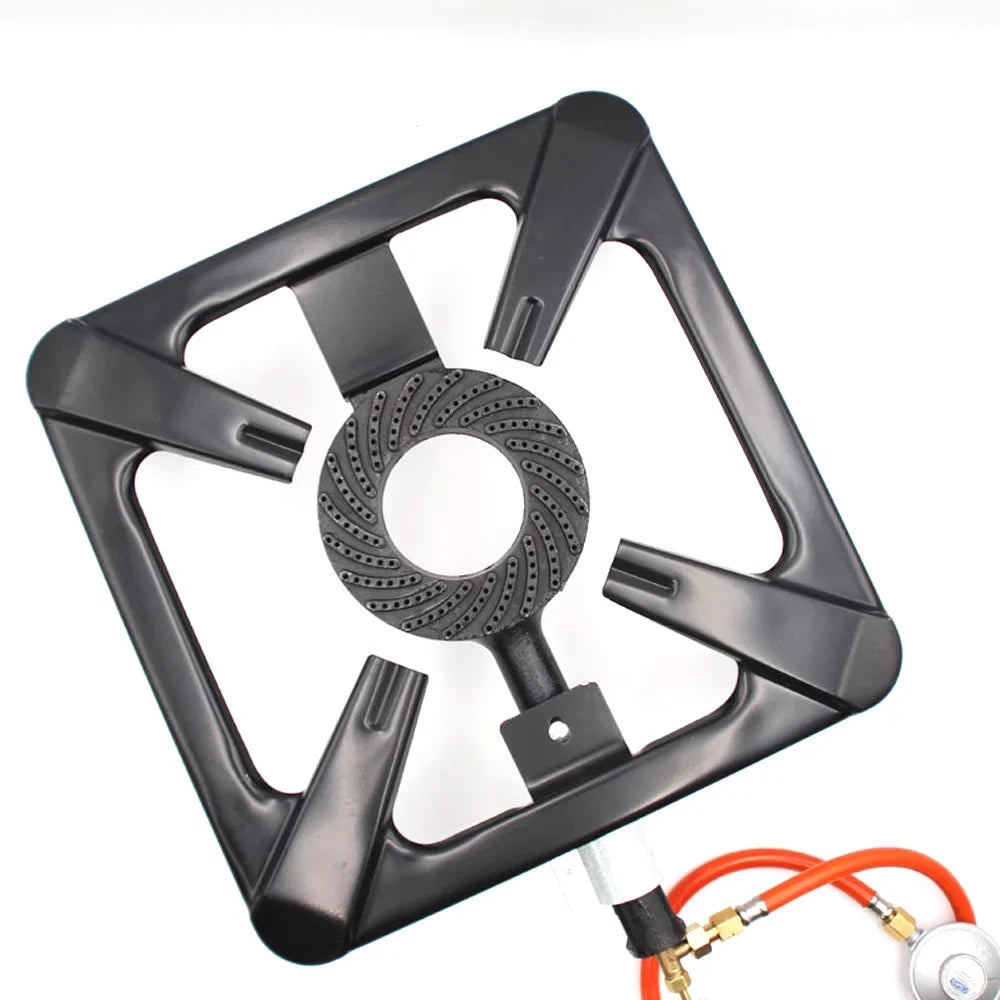 BBQ, and Camping Portable Efficient - Cast Single Stove Propane Cooker Gas for Nebublu Iron
