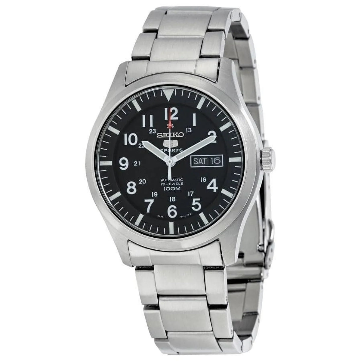 Men's Seiko SNZG13 Steel Automatic Series' Watch Stainless '5