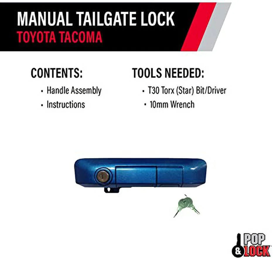 Lock Lock) Metallic Lock PL5507 Tacoma (Standard for Tailgate Blue Pop Manual & Toyota Nautical