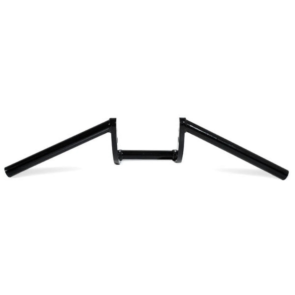 1" Krator Harley Black Cruiser FLHP with Handlebar Davidson Motorcycle Police Bike Compatible Z-Bars