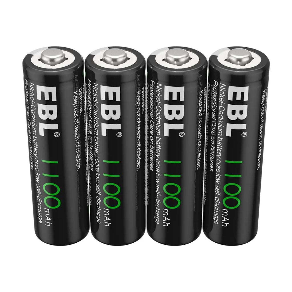 NiCd Rechargeable Lights 1.2V AA Batteries Ni-Cd EBL 1100mAh 160-PCS Solar