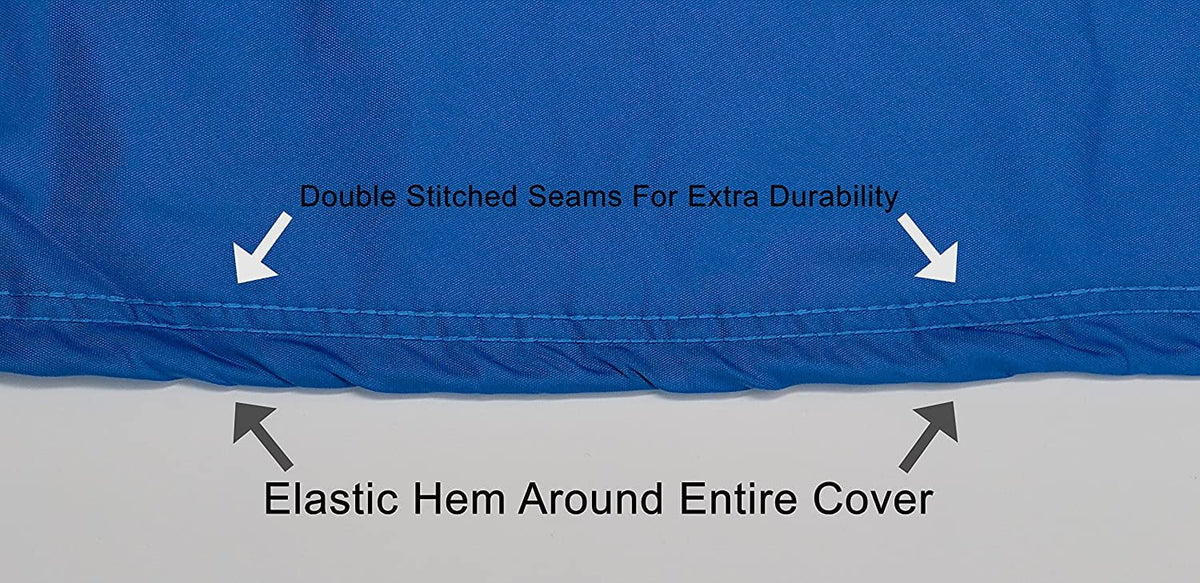 XL Ski Bag 1200 for and Jet Weatherproof Yamaha 1999-2000 Runner Trailer and from Includes climate Covers - Blue/Black Wave Ltd - Trailerable Protects Straps - Color All More! Storage - Sun, Rain,