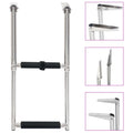 Stainless Ladder Folding Boarding 2-step Steel Carevas