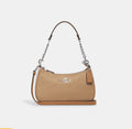 Beige Sandy Shoulder Multi IN Colorblock Bag Teri Coach Silver In CA173