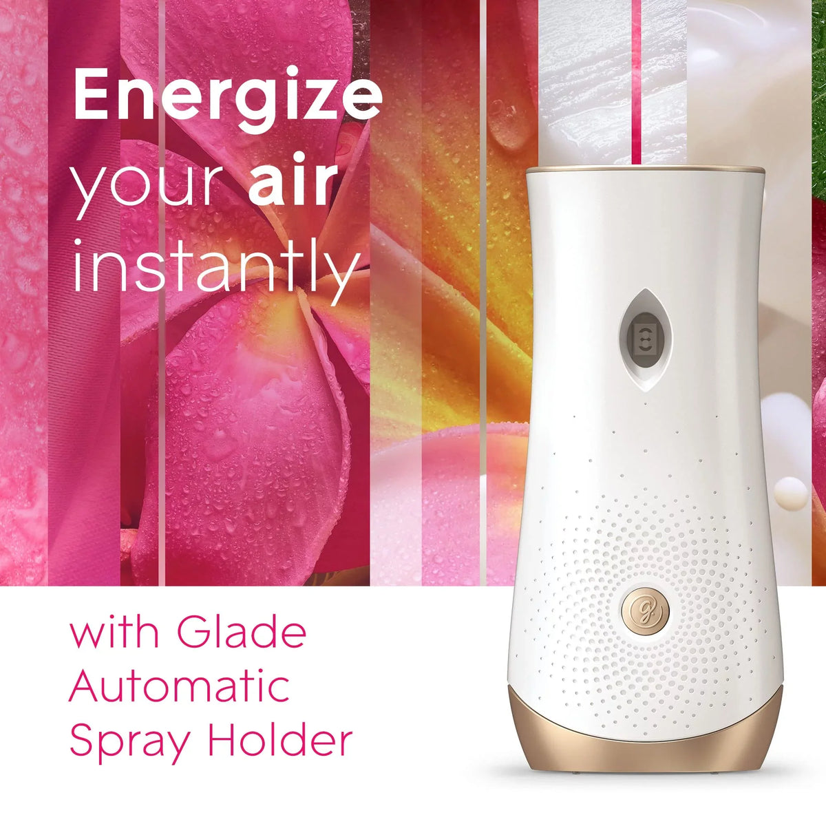 Spray Blossoms, Tropical 3 6.2 For Home Freshener Air Oz, Refill, And Count Automatic Bathroom, Glade