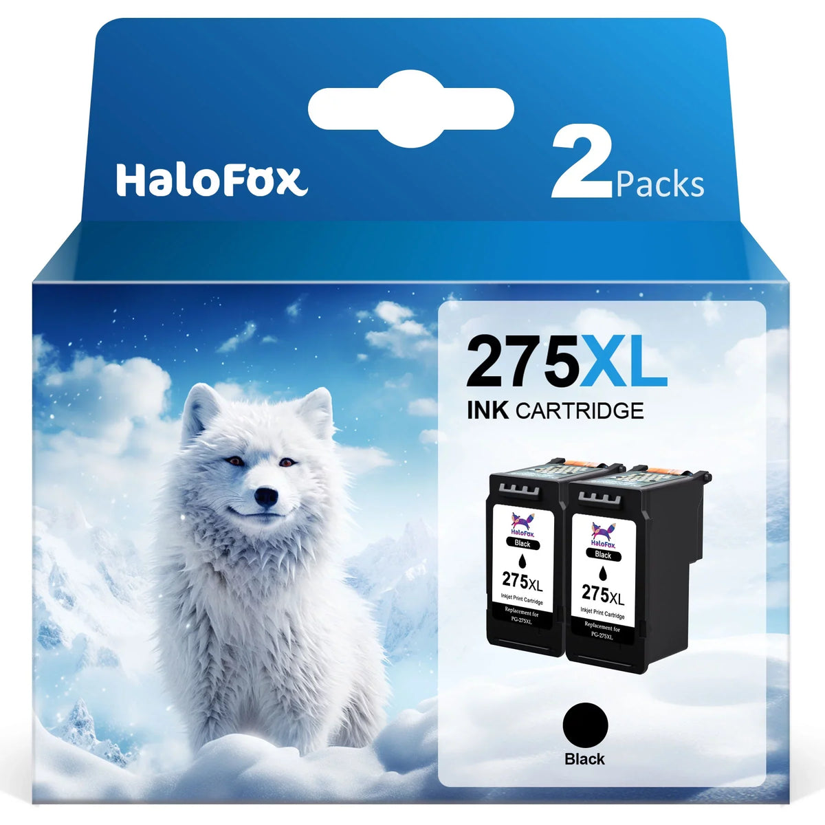 with TR4720 275XL 275 TR4722 Ink Canon TS3500 Compatible TS3520 TS3522 PG-275 PIXMA Printer(Black,2 Canon TR4700 Cartridge Ink Pack) for