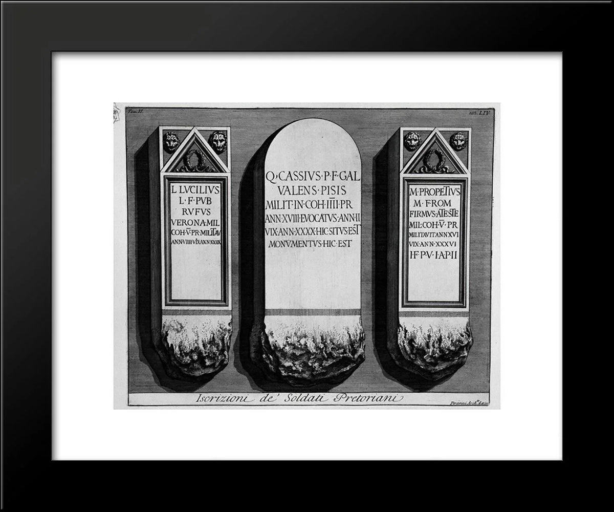 antiquities, of Registration Plate t. 2, The Praetorian LIV. `Soldiers Roman ...