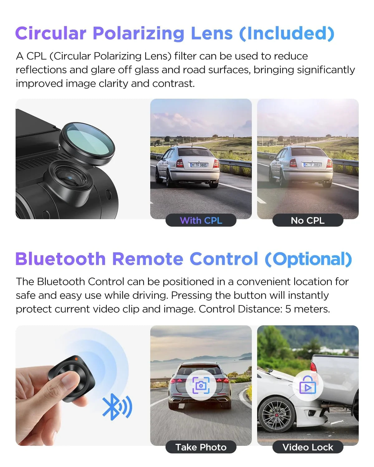 & 4K+2K Pro STARVIS IMX675 Front lb Dashcam Car 2 A229 GPS, 2 IMX678 with Dual Camera VIOFO Rear 2CH
