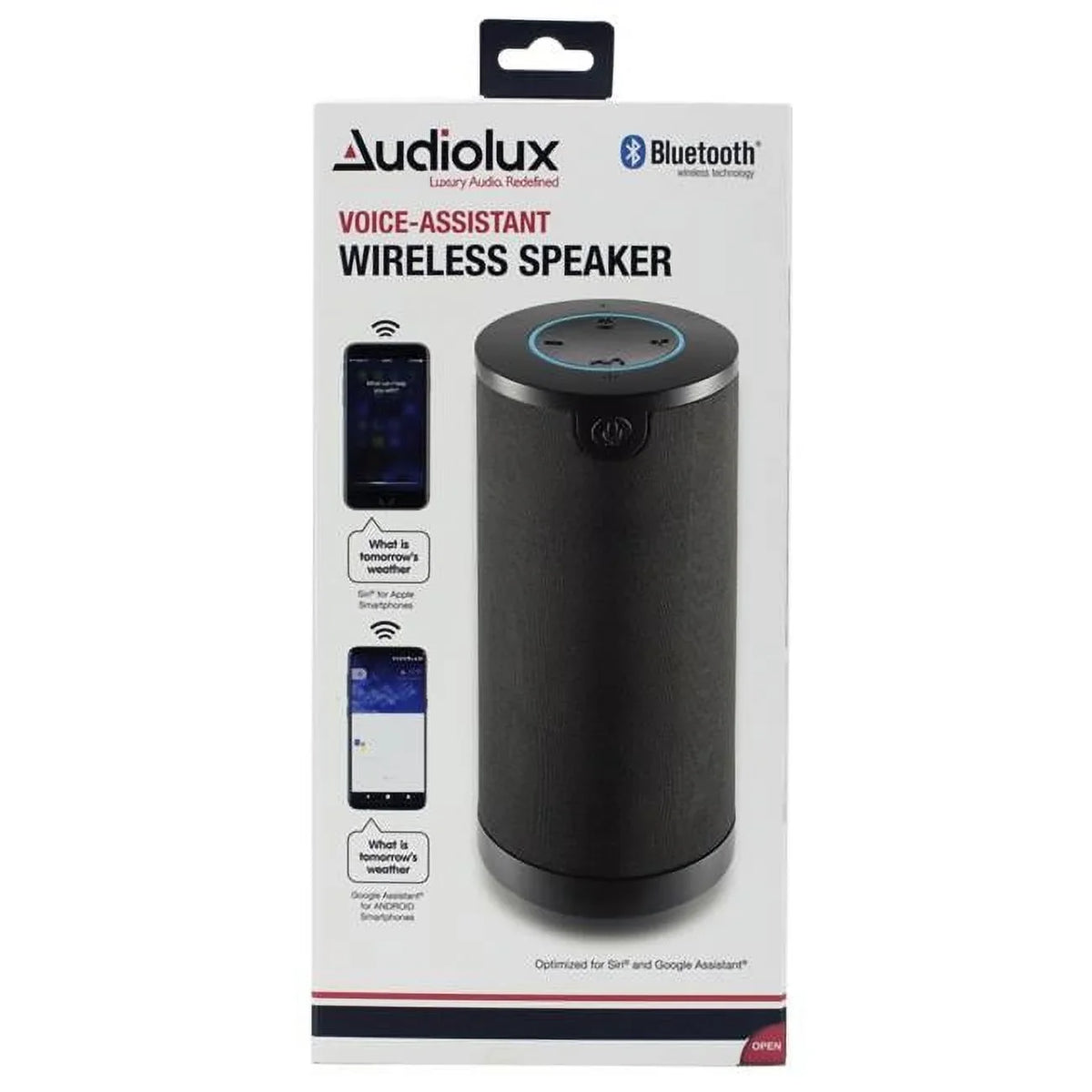 Voice Speaker with Wireless Odash VA-WTS-6-1153 Bluetooth, Black Assistant