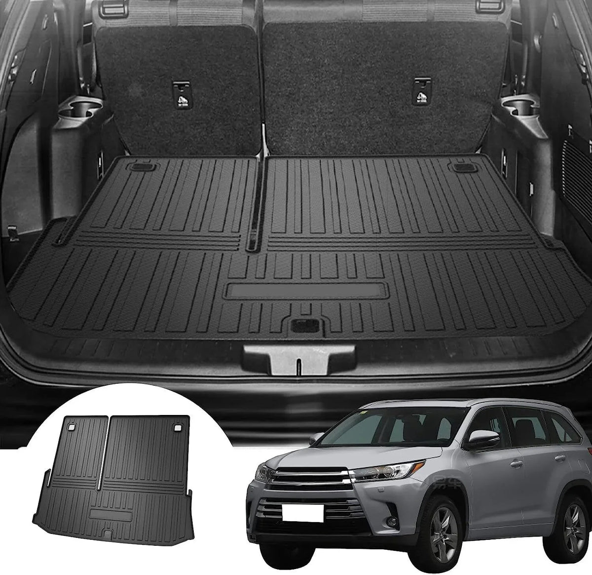 Cargo for Toyota Liner Mats 2020-2023 Highlander Custom Mat Waterproof Trunk