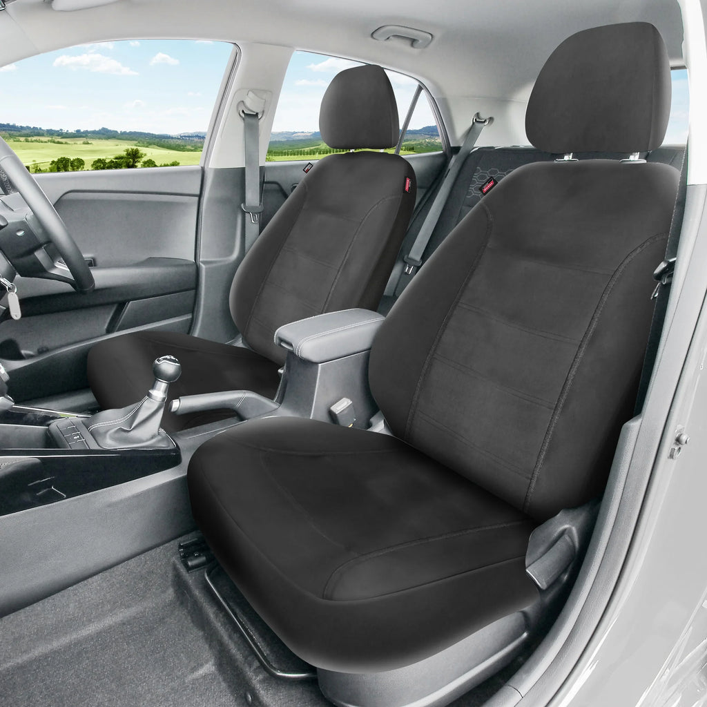 Durazone Genuine Covers, Black Seat 2 Car Piece Dickies