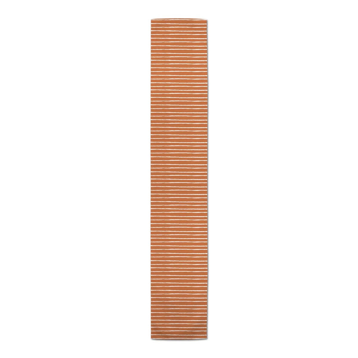 Twill Sketch 16x90 Runner Creative Products Stripes Table Orange Poly