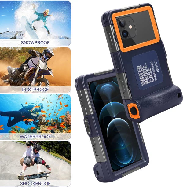 Professional Phones Swimming And to with 11 Lanyard Video Waterproof Surfing 5G Snorkeling Housing 6.9 UrbanX Case Photo all LCD for Axon Underwater [15m/50ft] Diving Protective ZTE Inch Up SE