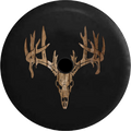 Dark Jeep Backup 33 Skull JL Cover RV Camera Inch 2019 Deer Tire 2018 Spare Antlers Hunting for Wrangler Skulls Ghost