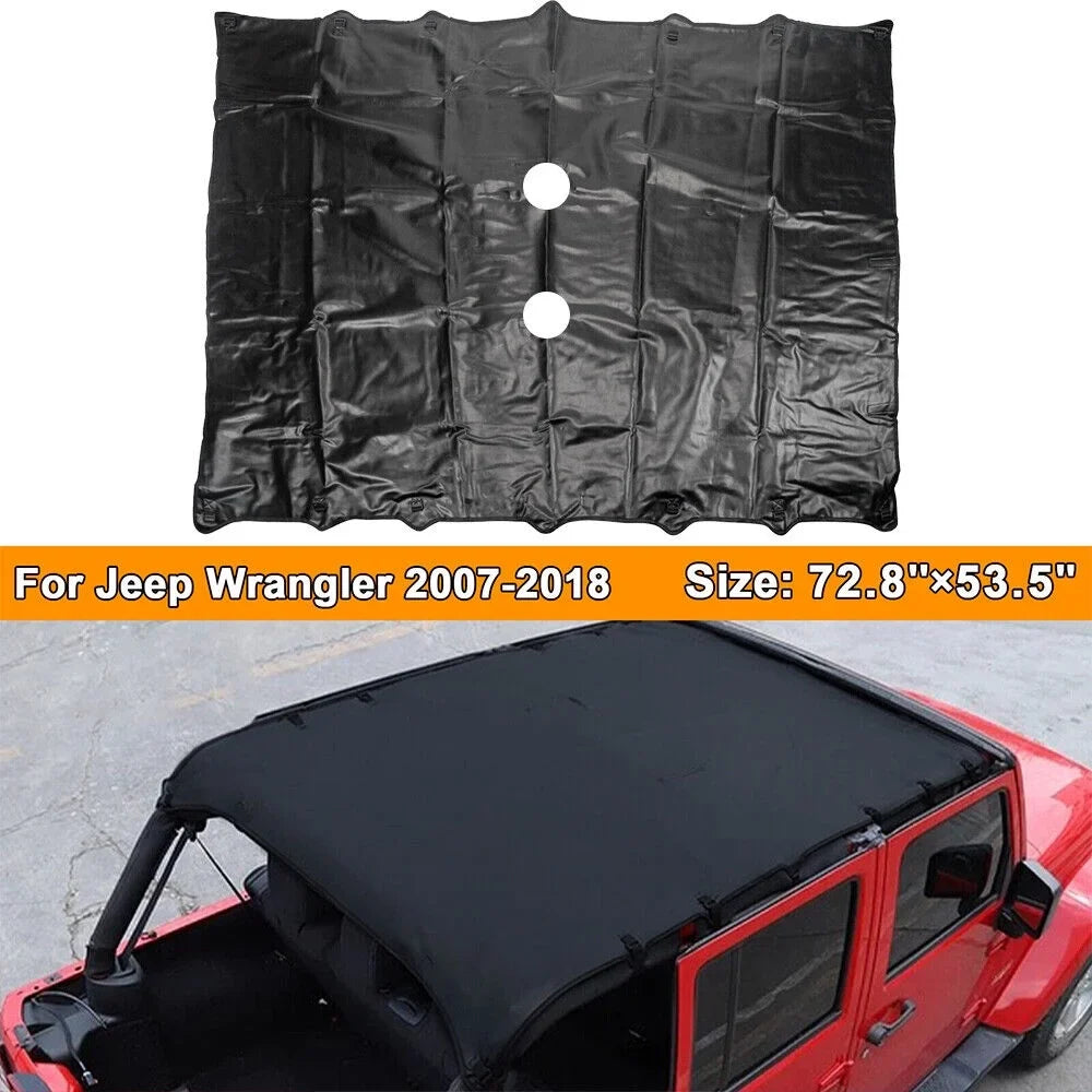 Protection JKU JLLOM Ride Protection Wrangler for Top Jeep Leather 07-18 Sunshade Sun - Ultimate for Your JK