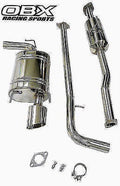 2007-2011 4Cyl. Stainless OBX-RS Toyota Catback Fits By Exhaust Camry