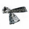 '- Natural Blando Scarf/Wrap/Shawl Silk Leopard Simple Print Small