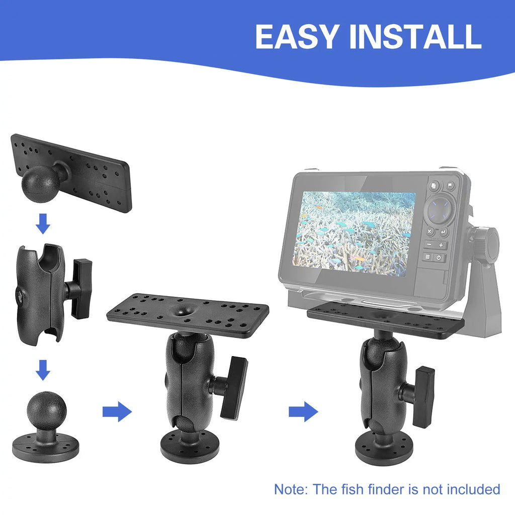 Base Accessory Portable Finder Fish Kayak Fish Ball Finder Holder Kayak Finder Mount Fish Mount Swivel Fishfinders