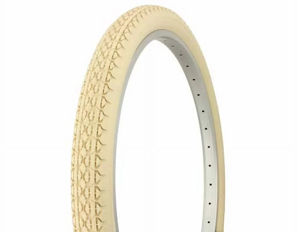 x tire tire, Side beach 2.125" Bicycle cruiser HF-133. 26" Duro tire, bike Tire bike Cream/Cream Wall bike tire, cruiser