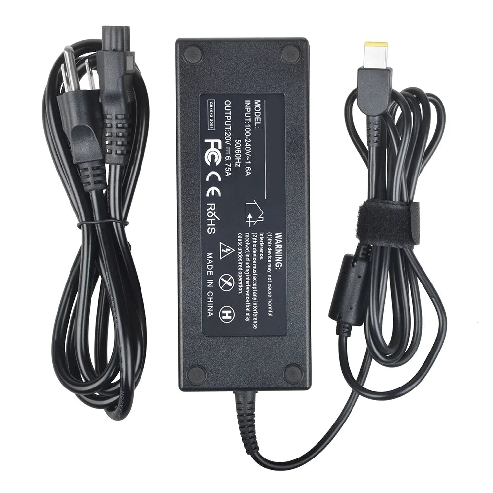 Y520-15IKB Power Charger Y520-15IKBN Adapter 135W Cord Legion CJP-Geek for AC Y520