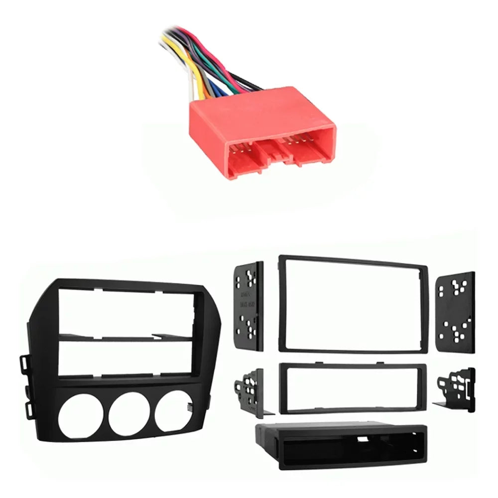 Mazda Harness Stereo Kit MX-5 Dash Multi 06-08 Install Fits Miata DIN Radio