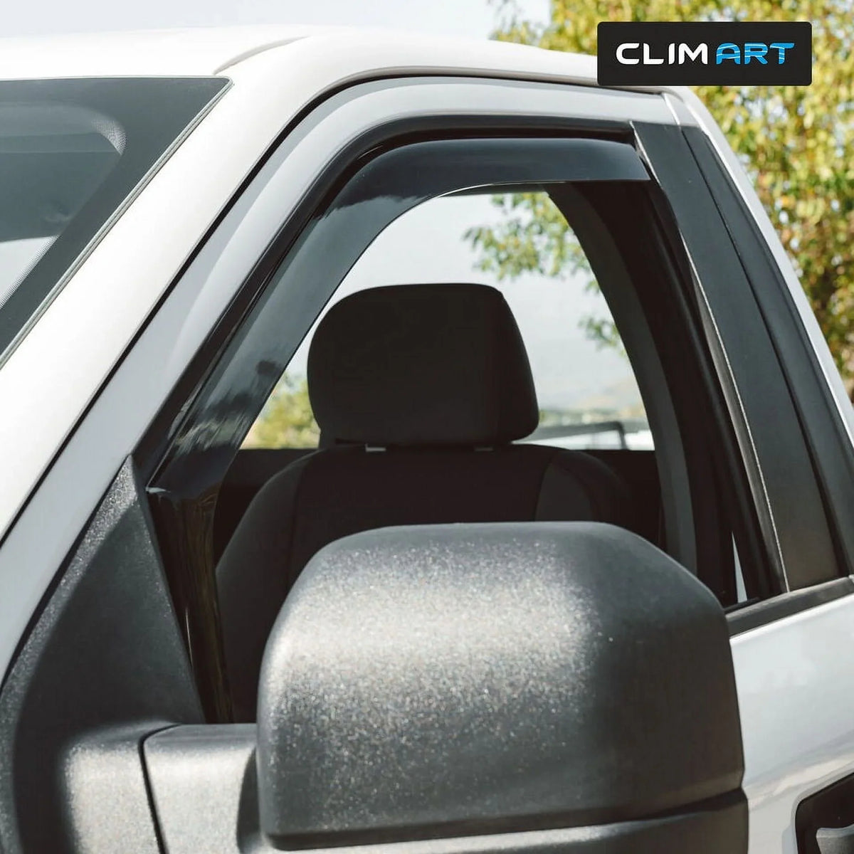 Incredibly Original Dark Rain 2 Truck Deflectors, Vent Accessories, Regular Cab, for 315008LP pcs- Durable Window in-Channel F150 Vent CLIM Guards ART 2015-2020 Visors, Deflector, Smoke Window