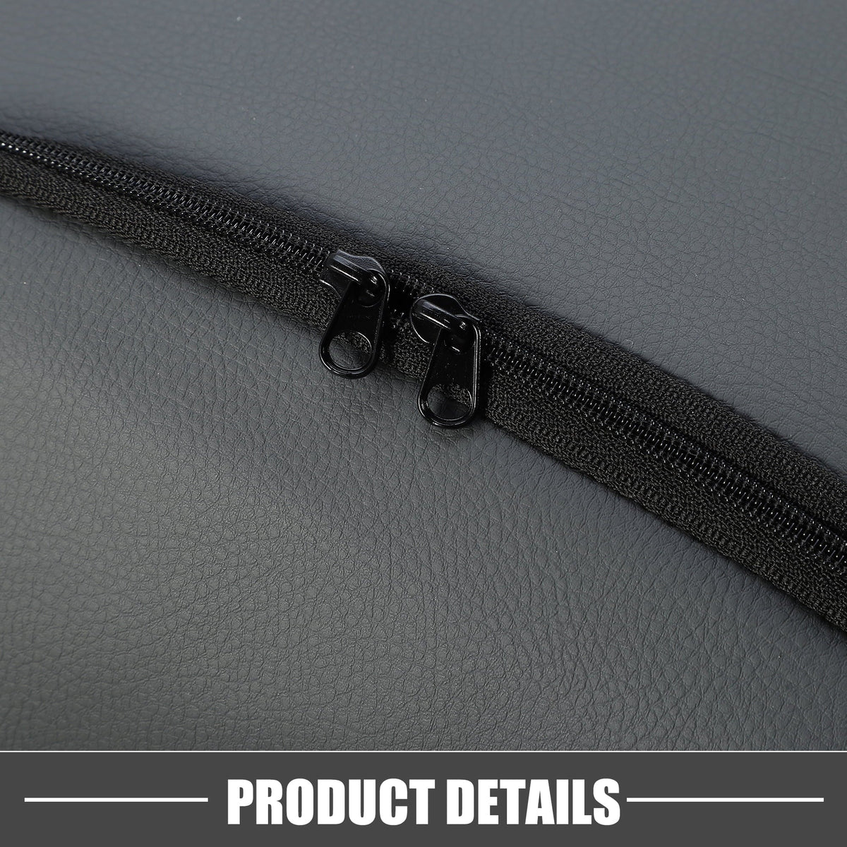 Pad Waterproof Cover Console Center Dark Gray Leather 2007-2014 Chevy for 1500 Faux Silverado 1500HD