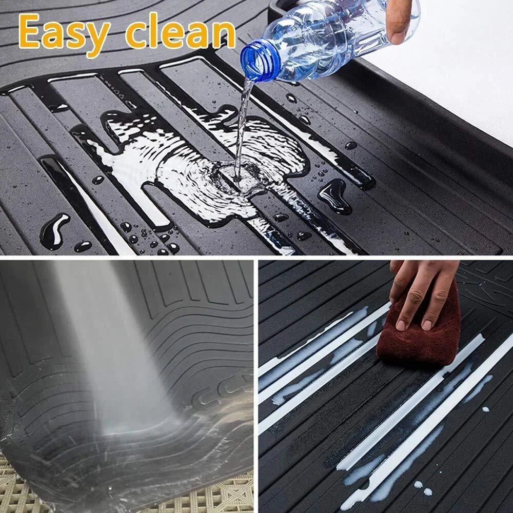 TPO 2011-2019 Custom for Cargo Non Explorer Models Liner Trunk Waterproof Mats 7-seats