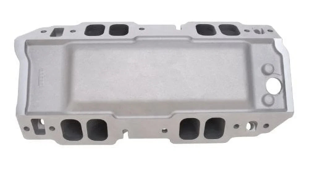 Deck Victor Port Edelbrock Heads BBC Super 565 Conventional Rect Short Manifold