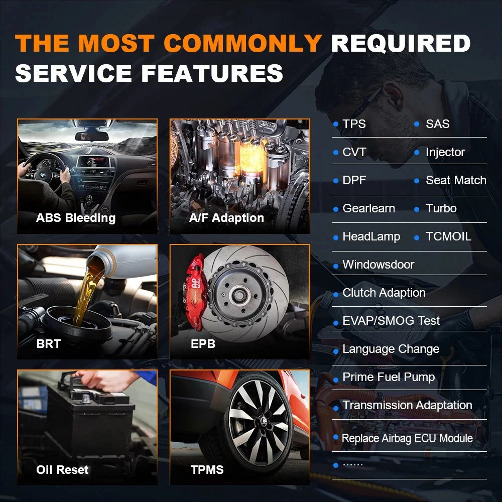 Diagnostic All Reader System Automotive Scan Tool Bi-Directional Scanner FOXWELL All Code OBD2 Reset