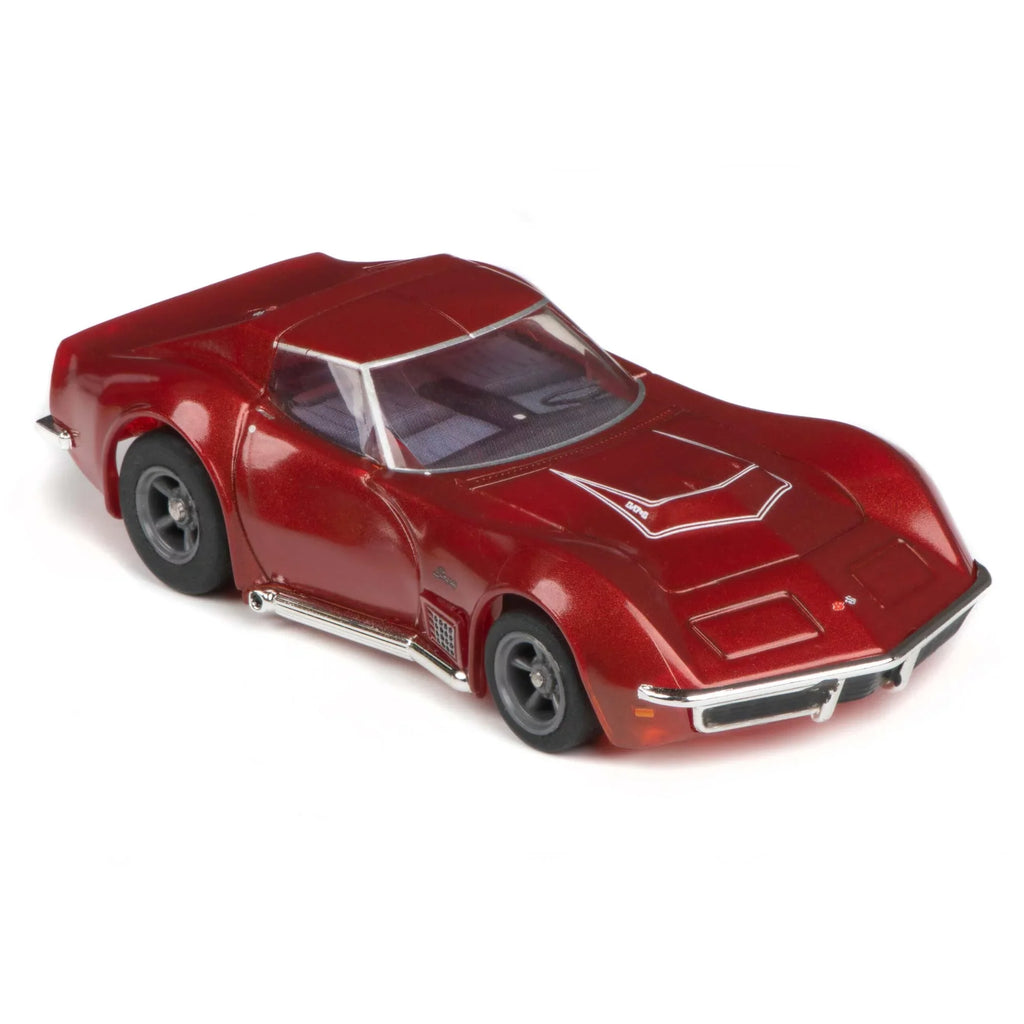 AFX22038 HO Cars Racing AFX/Racemasters Corvette Slot Metallic Red 1970 LT1