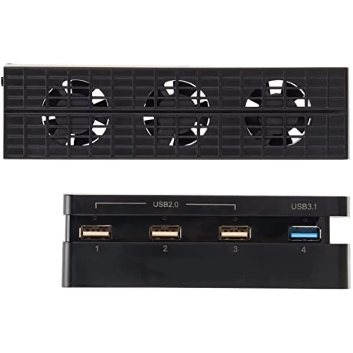 Gaming Game Fan With Fan Intelligent Hub Ps4 Cooling Host Usb Slim Console Console For Port For 4 Automatic Hub, Slim & Ps4 Cooling