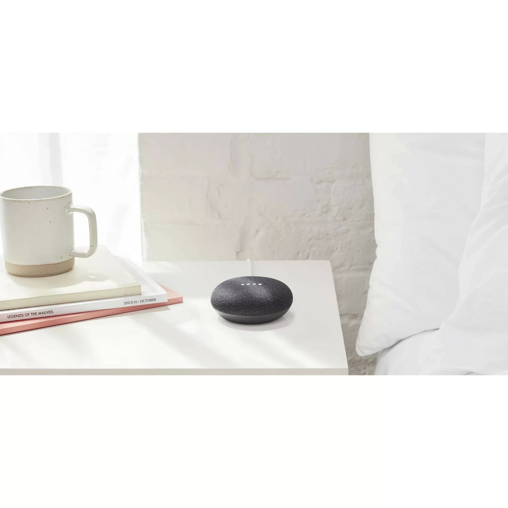 Bluetooth Mini Supported, Black Speaker, Smart Charcoal Assistant Home