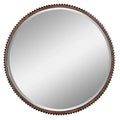 Mirror Harrison Wall Home Metal Rustic Aspire - Accents Brown