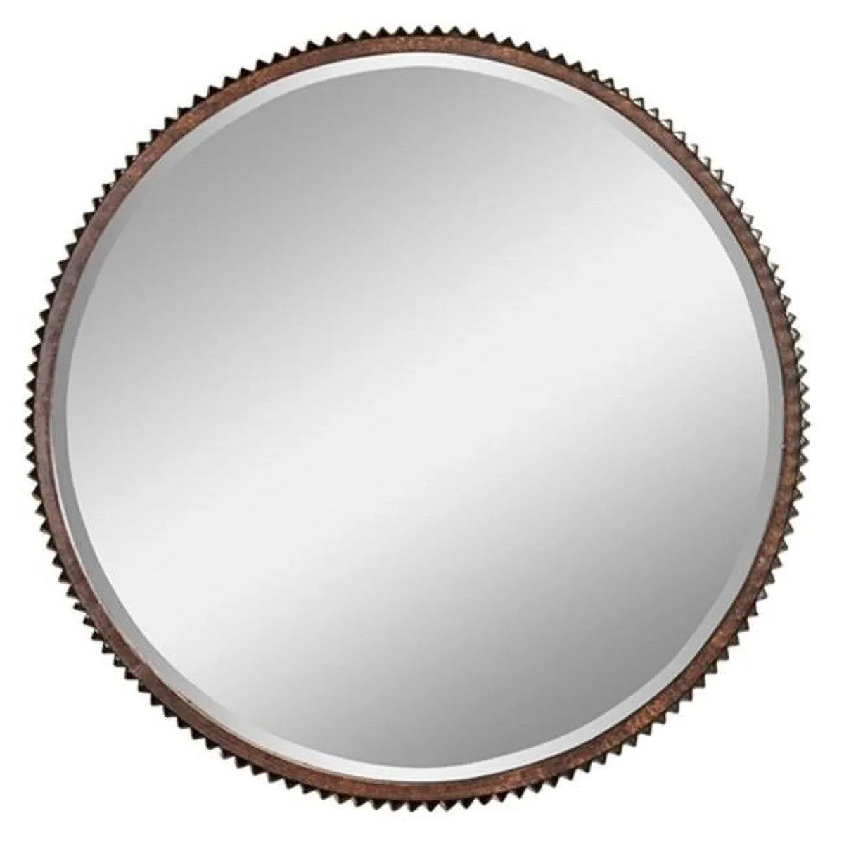 Mirror Harrison Wall Home Metal Rustic Aspire - Accents Brown
